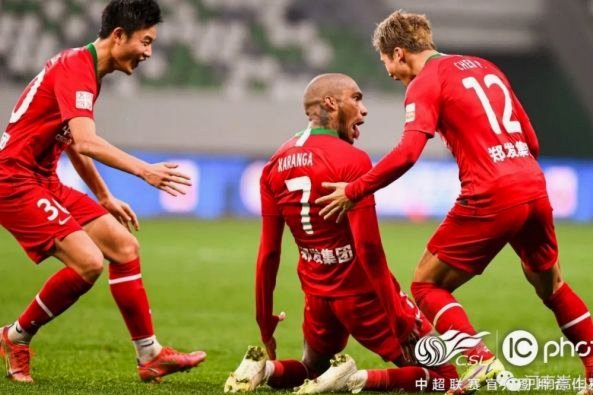 中超：河南0-1津门虎，谢蒂内凌空斩，马亚伤退